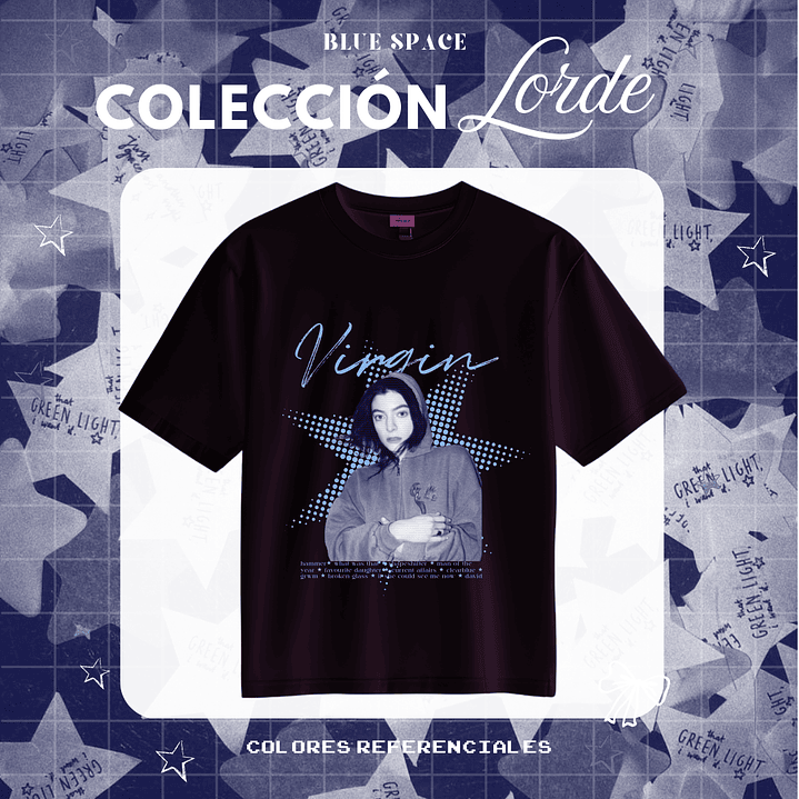Polera LORDE - VIRGIN (STARS) 2