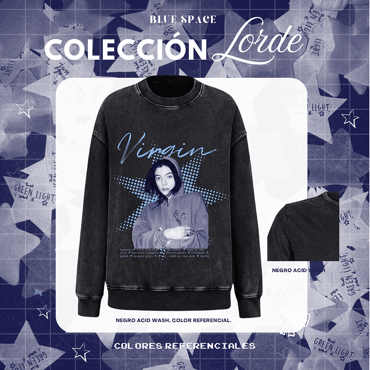 Polera LORDE - VIRGIN (STARS) 13