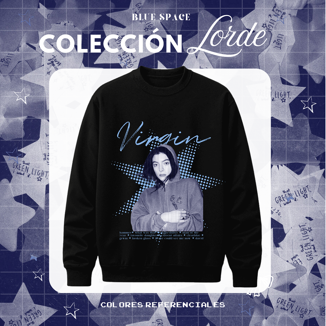 Polera LORDE - VIRGIN (STARS) 11