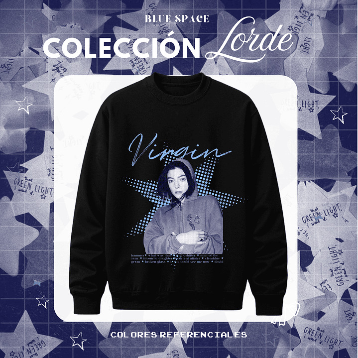 Polera LORDE - VIRGIN (STARS) 11