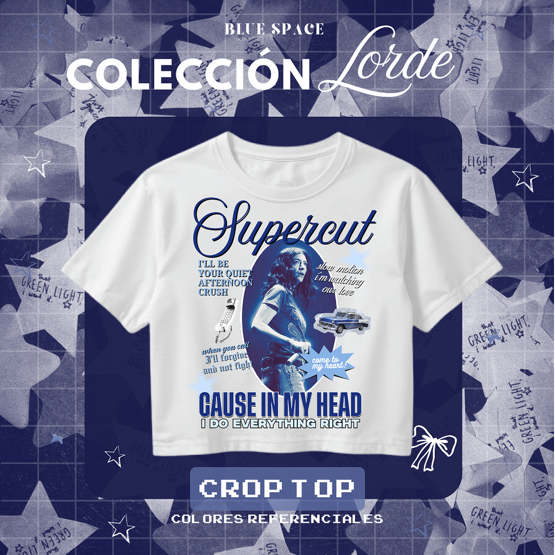 Crop Top LORDE - SUPERCUT 1