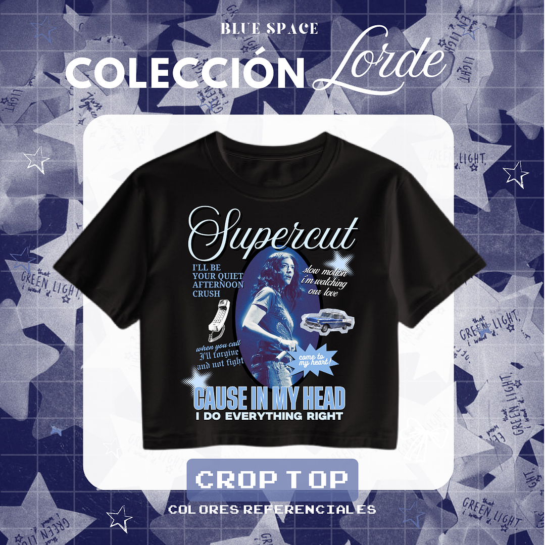 Crop Top LORDE - SUPERCUT 3