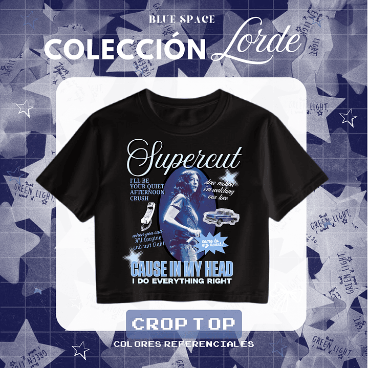 Crop Top LORDE - SUPERCUT 3