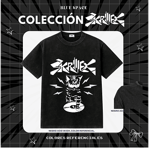 Polera SKRILLEX - CAT DJ (LOLLA 26')