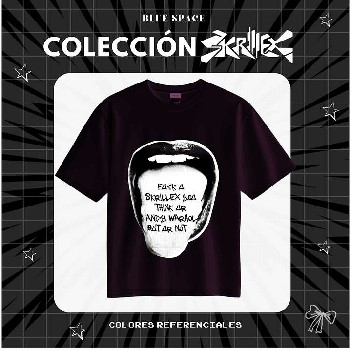 Polera SKRILLEX - F**K YOU SKRILLEX (LOLLA 26') 5