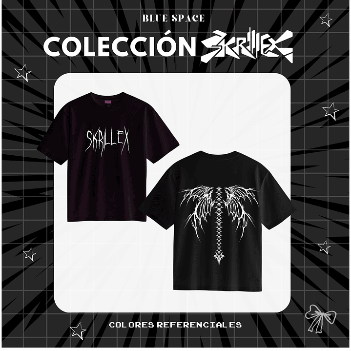 Polera SKRILLEX - BONES (LOLLA 26') 1