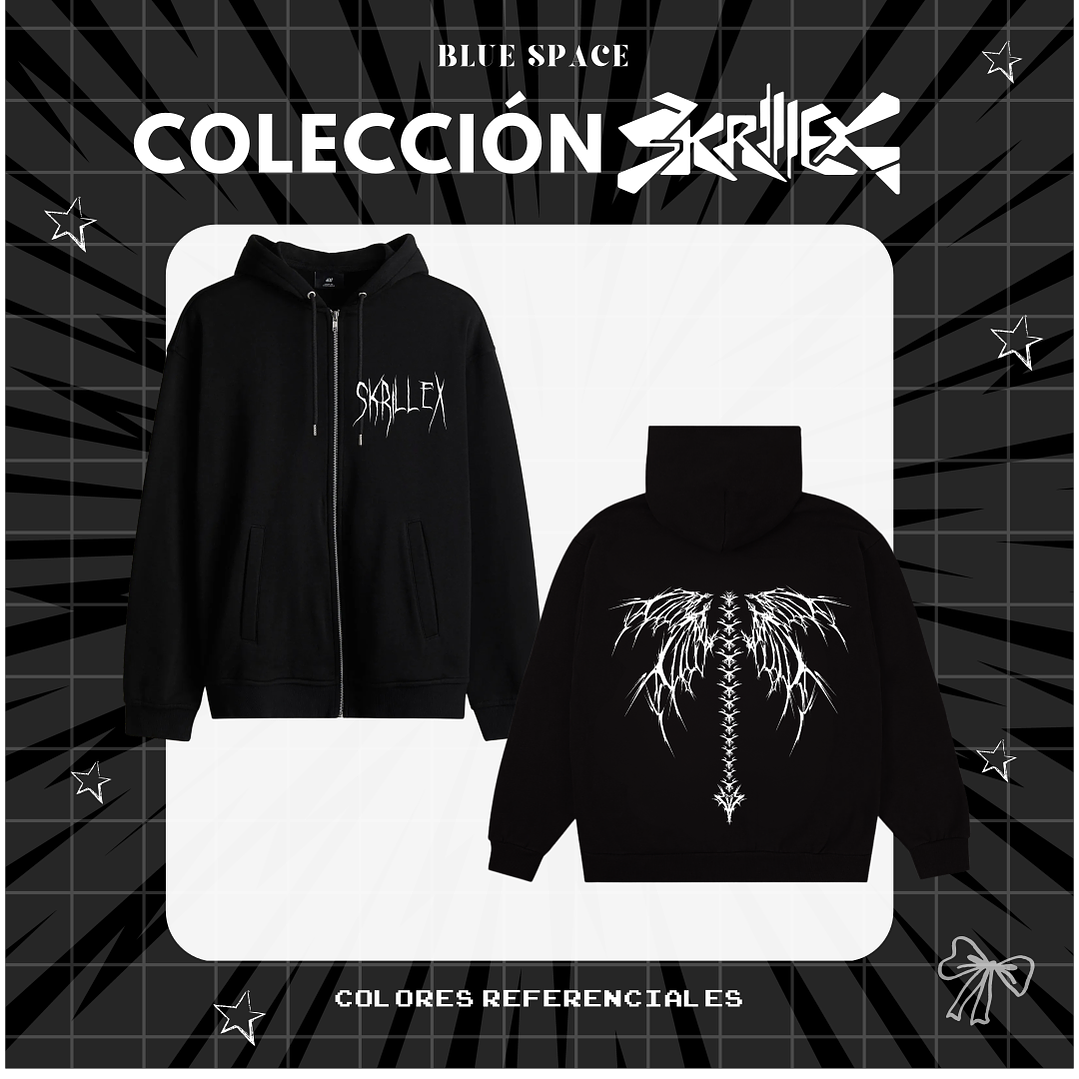 Polera SKRILLEX - BONES (LOLLA 26') 7