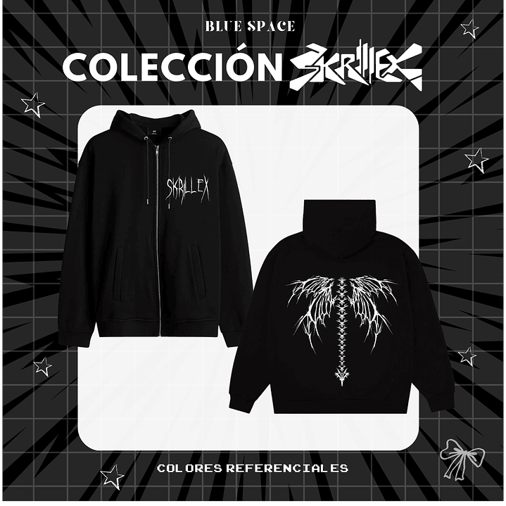 Polera SKRILLEX - BONES (LOLLA 26') 7