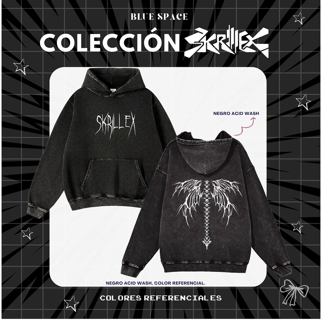 Polera SKRILLEX - BONES (LOLLA 26') 8