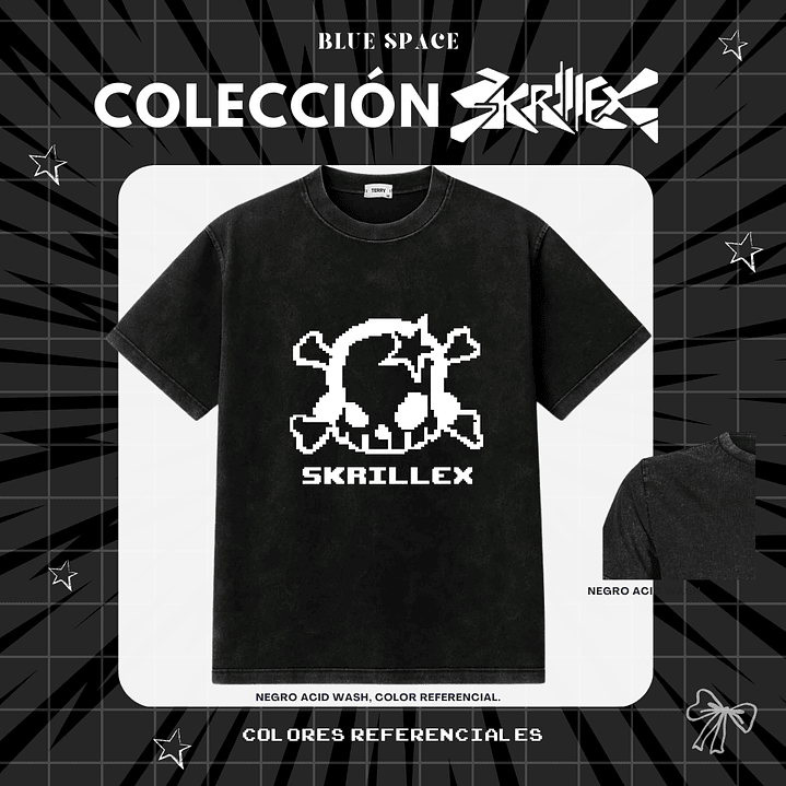 Polera SKRILLEX - CALAVERA (LOLLA 26') 1
