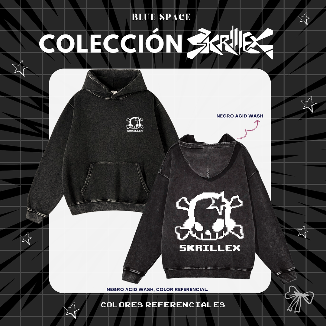 Polera SKRILLEX - CALAVERA (LOLLA 26') 8