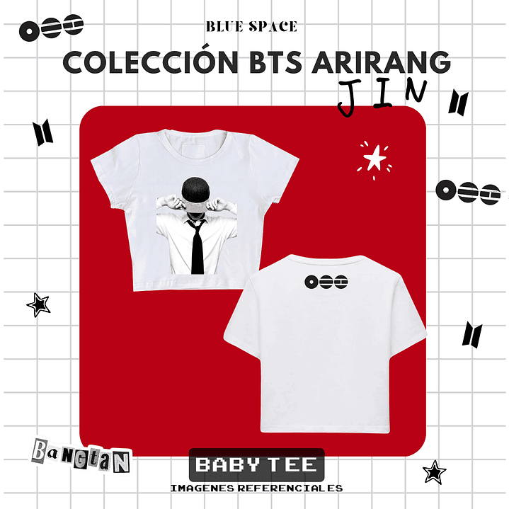 Polera BTS - JIN ARIRANG 3