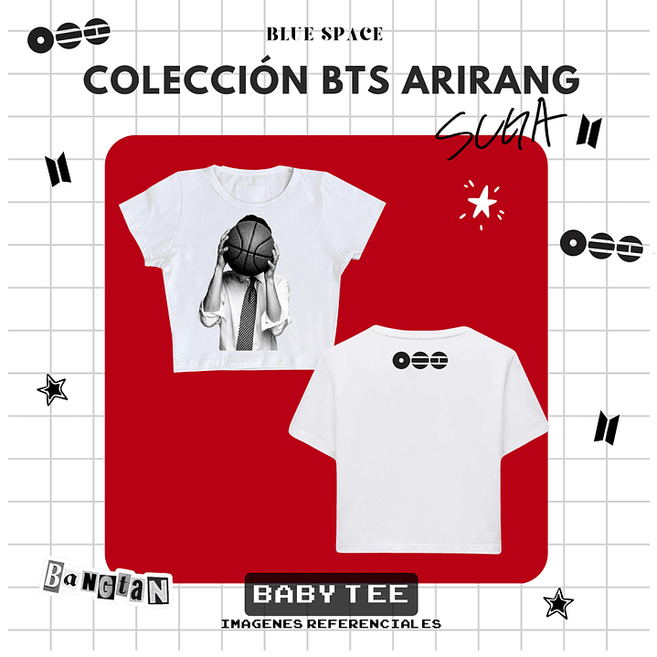 Polera BTS - SUGA (YOONGI)  ARIRANG 3