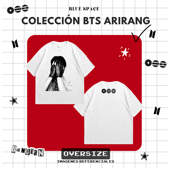 Polera BTS - V (TAEHYUNG) ARIRANG  6