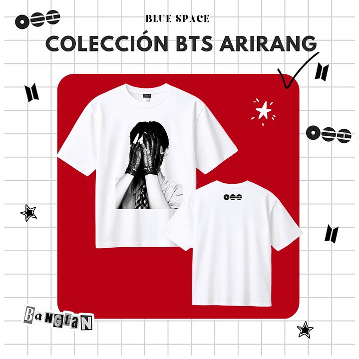 Polera BTS - V (TAEHYUNG) ARIRANG  1