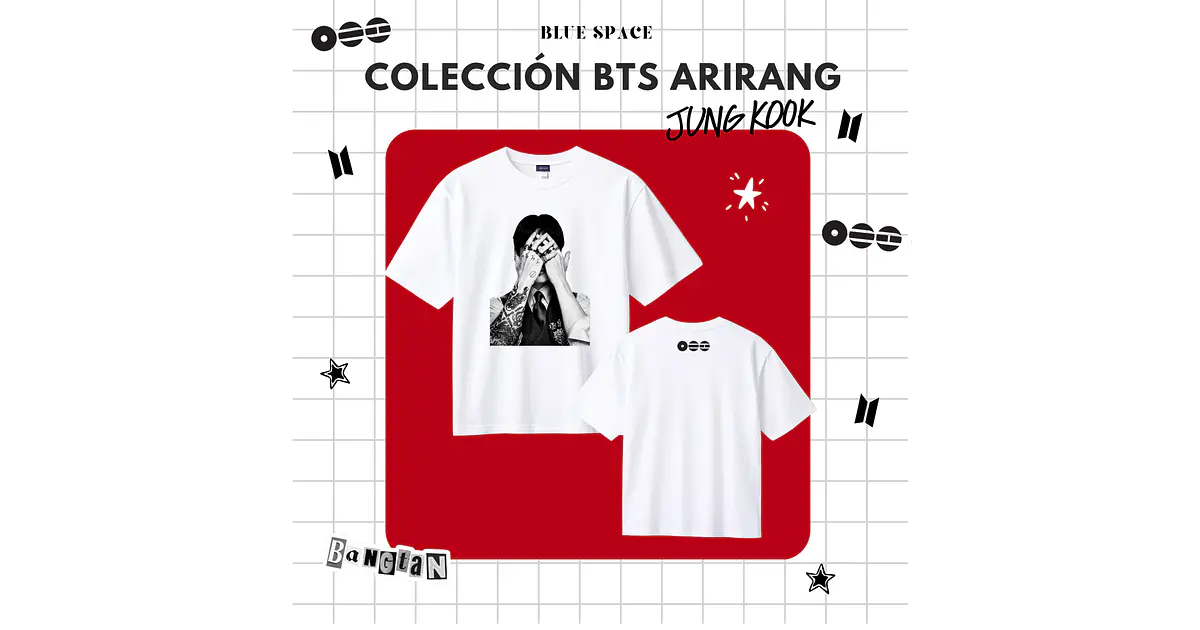 ARIRANG T-Shirt Jung Kook BTS ジョングク Mサイズ Polera BTS - JUNGKOOK ARIRANG
