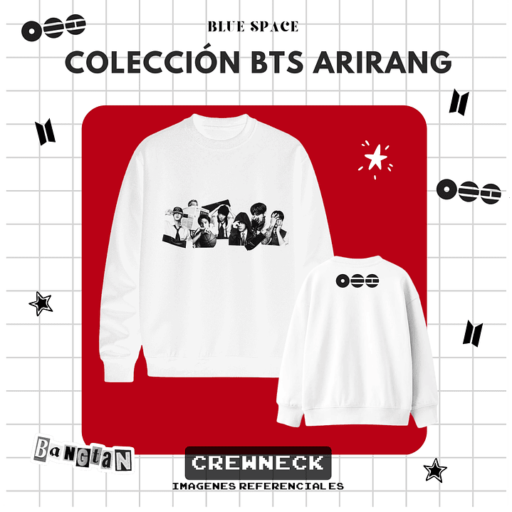 Polera BTS - GRUPAL ARIRANG 2