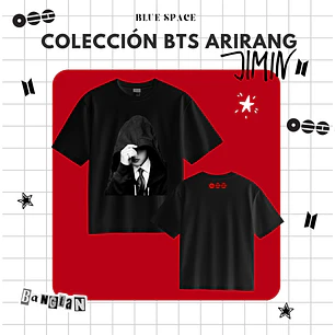 Polera BTS - JIMIN ARIRANG NEGRO