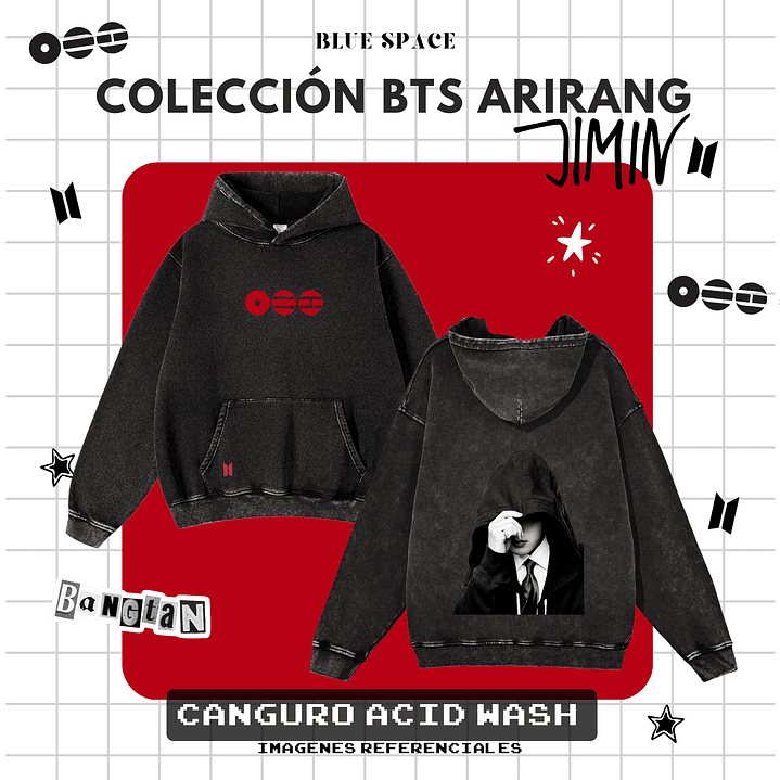 Polera BTS - JIMIN ARIRANG NEGRO 7