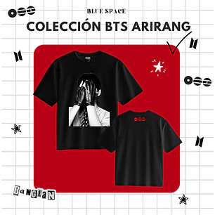 Polera BTS - V (Taehyung) ARIRANG NEGRO