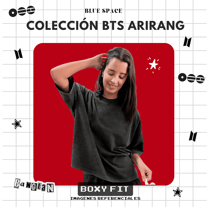 Polera BTS - JUNGKOOK ARIRANG NEGRO 12