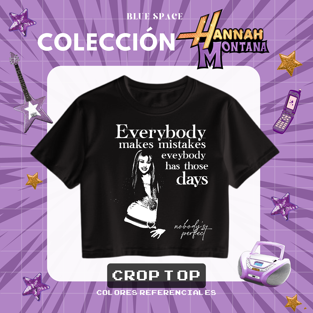 Polera HANNAH MONTANA - NOBODY'S PERFECT 8
