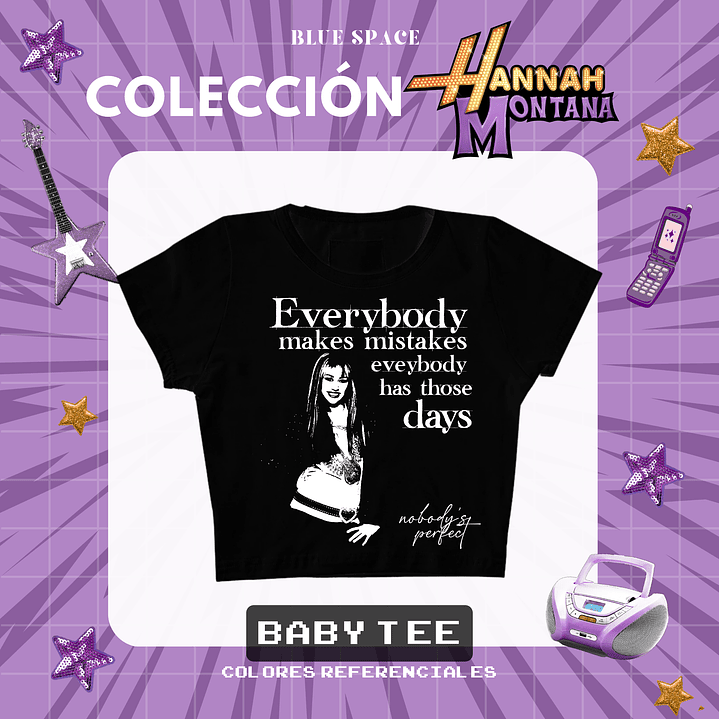 Polera HANNAH MONTANA - NOBODY'S PERFECT 9