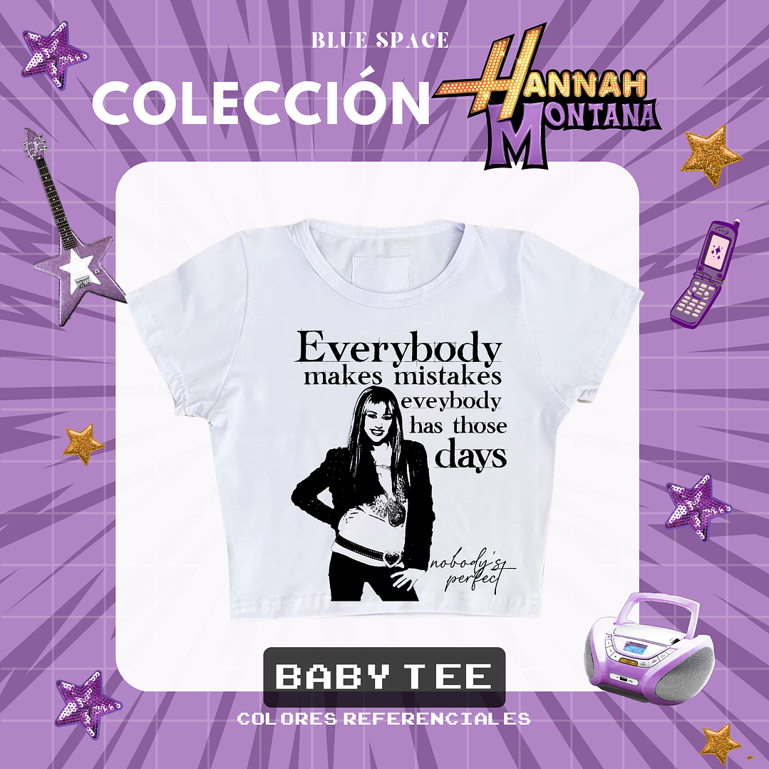 Polera HANNAH MONTANA - NOBODY'S PERFECT 11