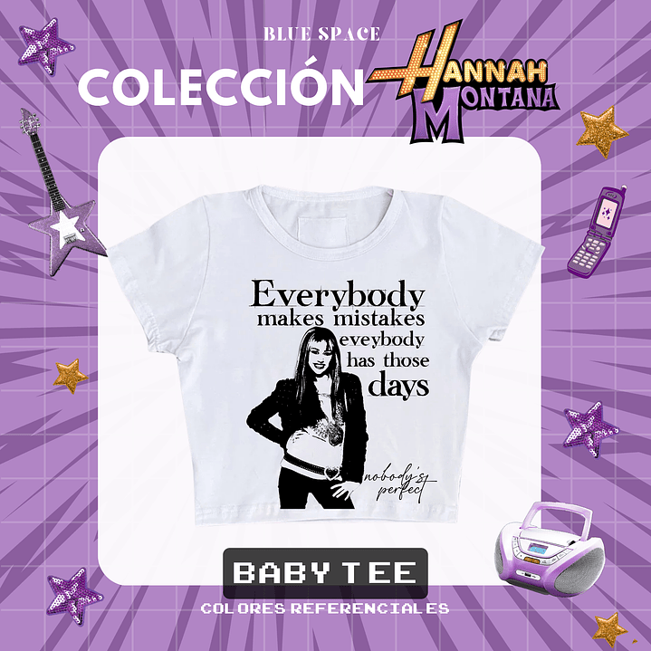 Polera HANNAH MONTANA - NOBODY'S PERFECT 11