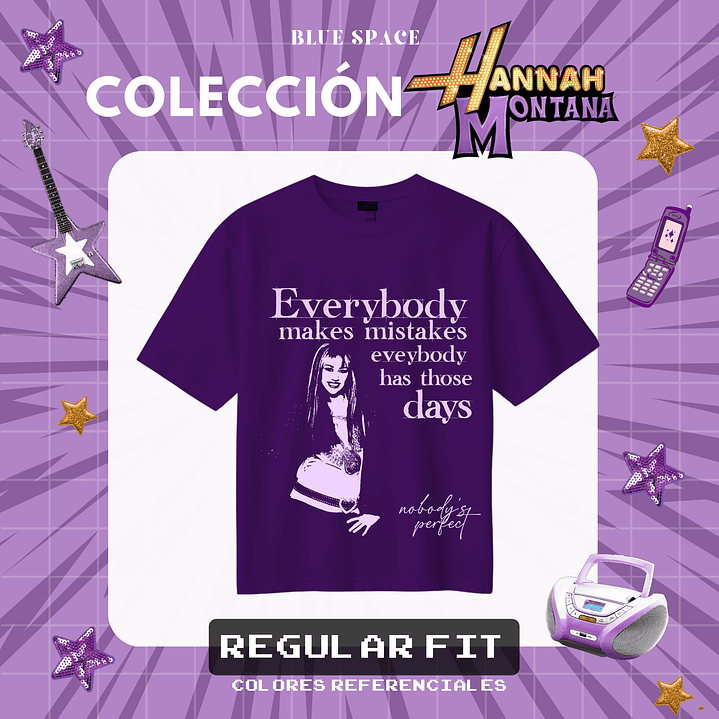 Polera HANNAH MONTANA - NOBODY'S PERFECT 6
