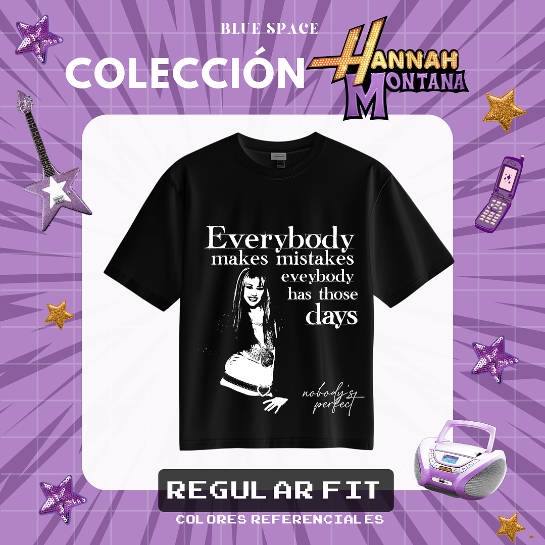 Polera HANNAH MONTANA - NOBODY'S PERFECT 2