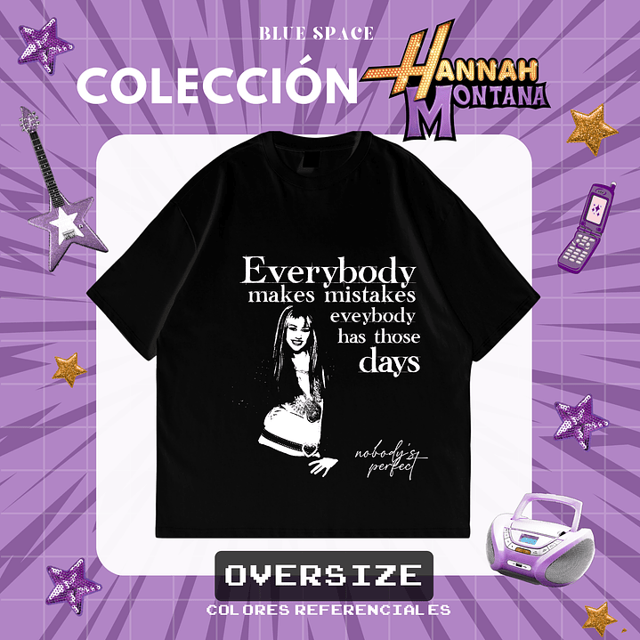 Polera HANNAH MONTANA - NOBODY'S PERFECT 5