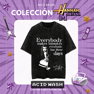 Polera HANNAH MONTANA - NOBODY'S PERFECT