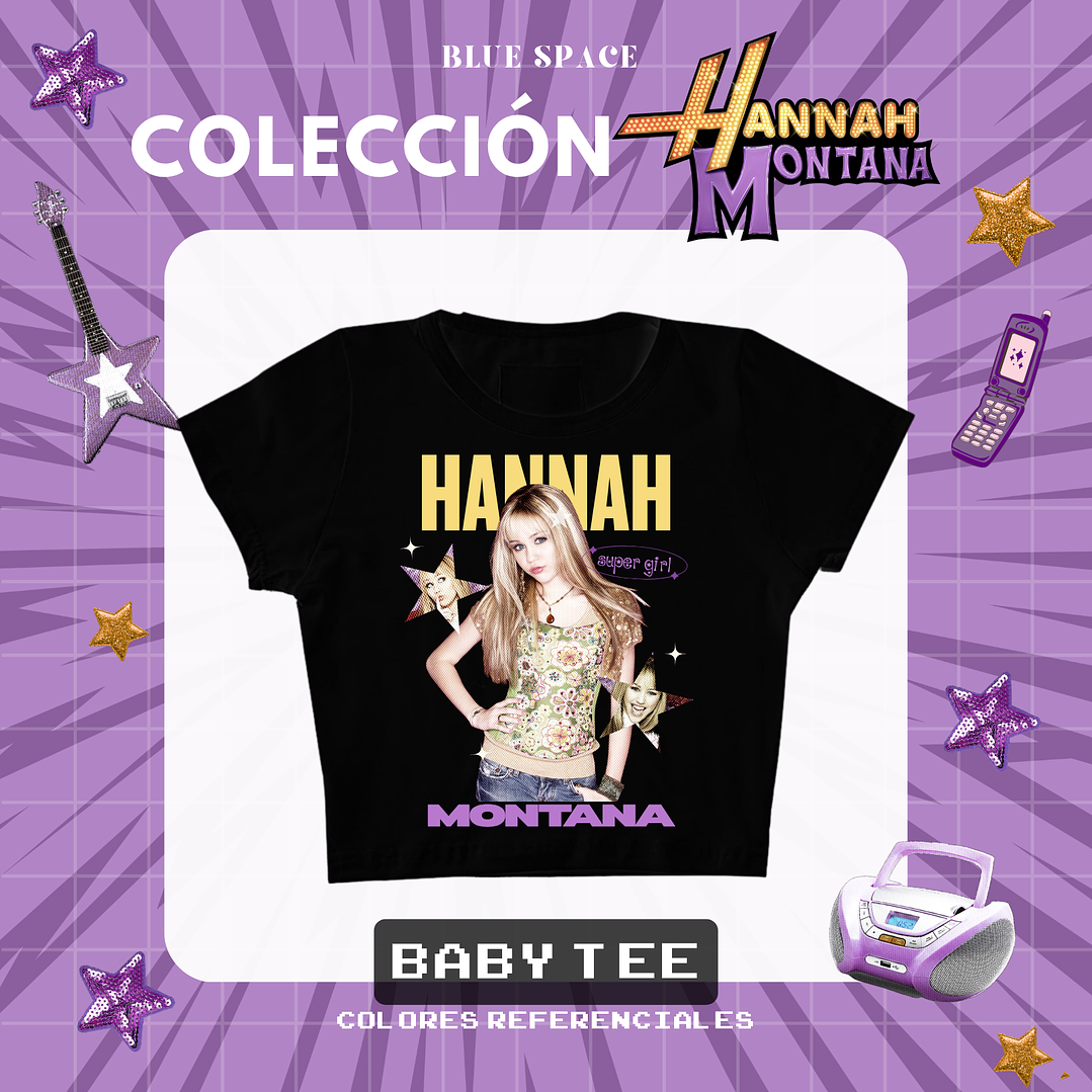 Polera HANNAH MONTANA - SUPER GIRL 6