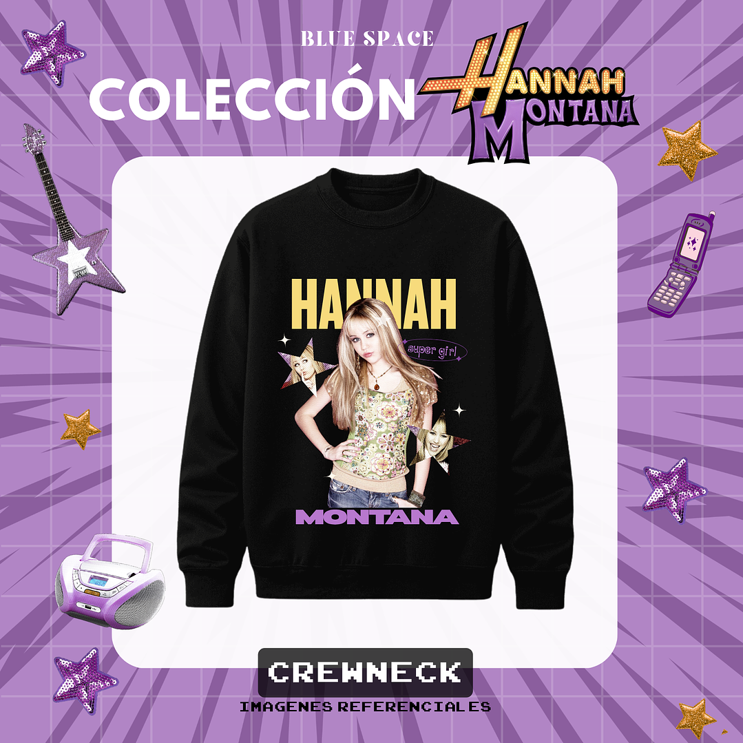 Polera HANNAH MONTANA - SUPER GIRL 12