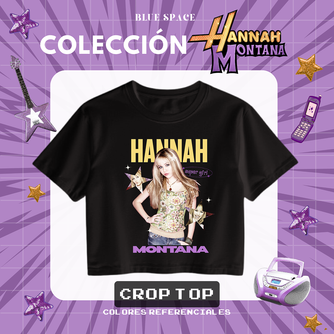 Polera HANNAH MONTANA - SUPER GIRL 8