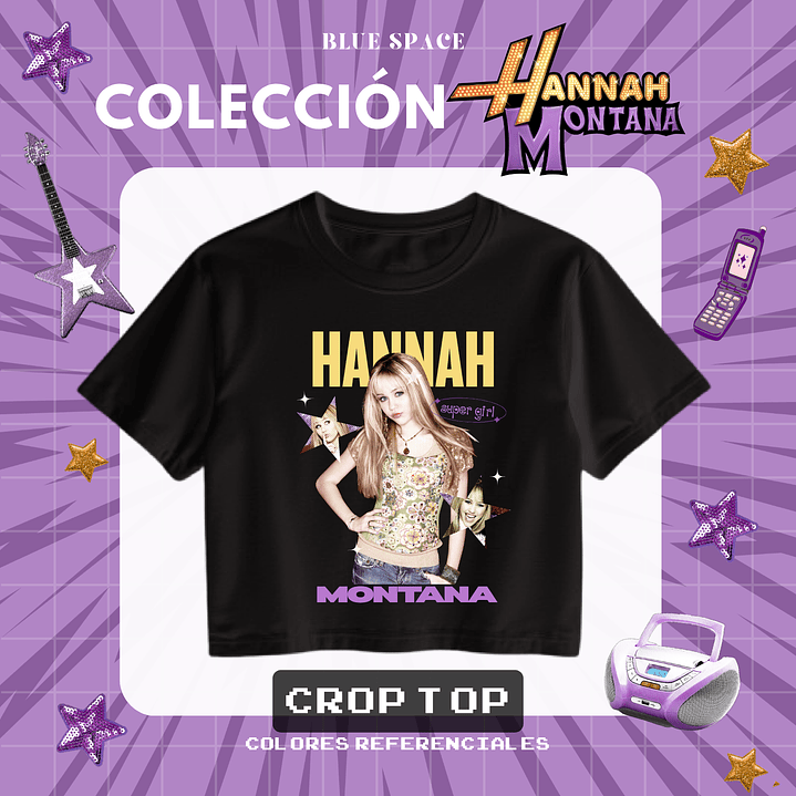 Polera HANNAH MONTANA - SUPER GIRL 8