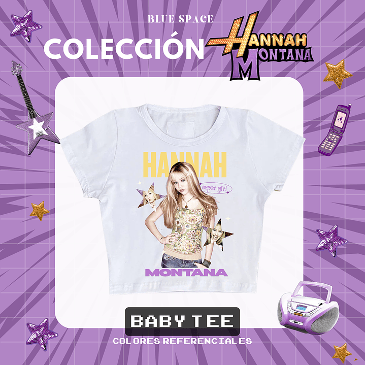 Polera HANNAH MONTANA - SUPER GIRL 7