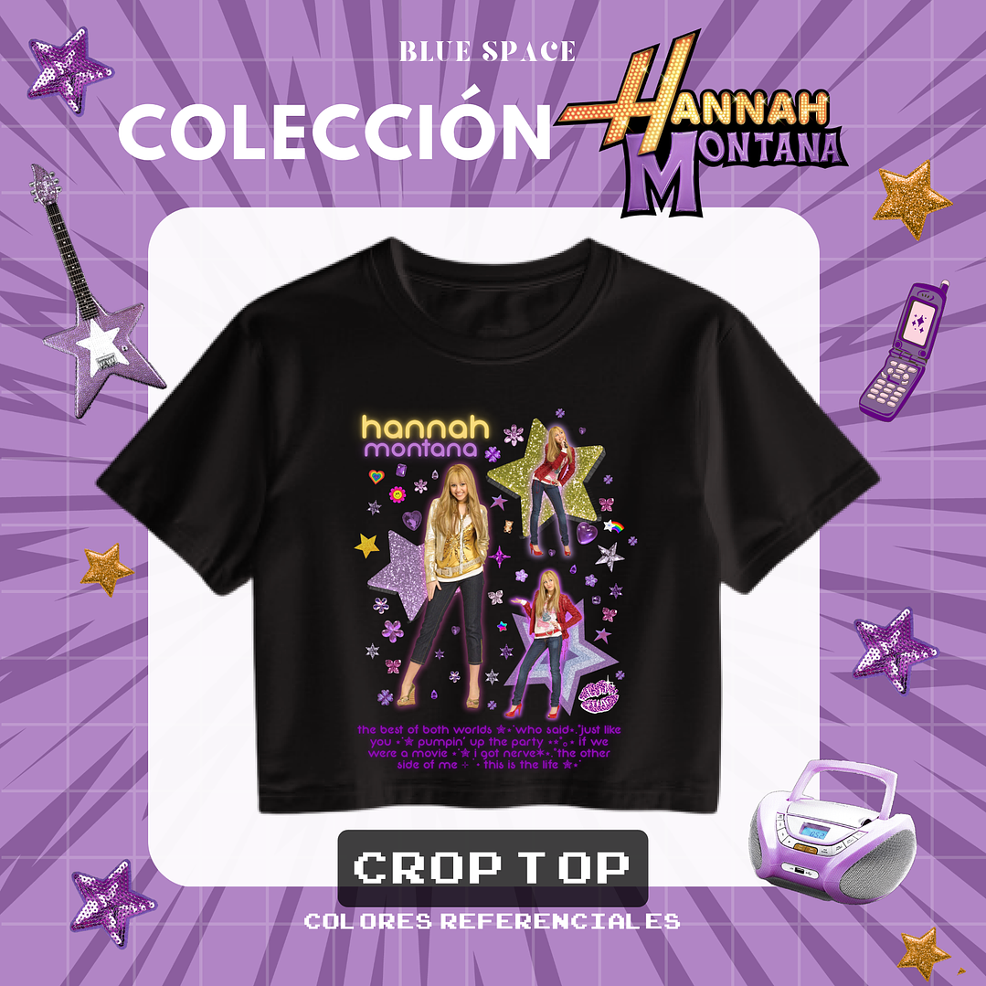 Polera HANNAH MONTANA - WHO SAID 9