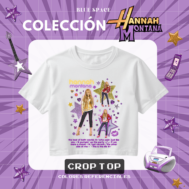 Polera HANNAH MONTANA - WHO SAID 8