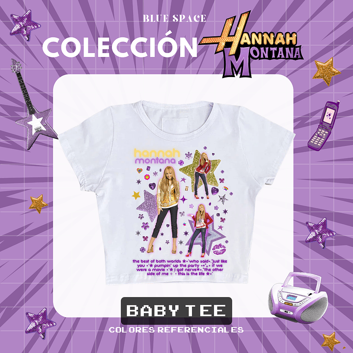 Polera HANNAH MONTANA - WHO SAID 6