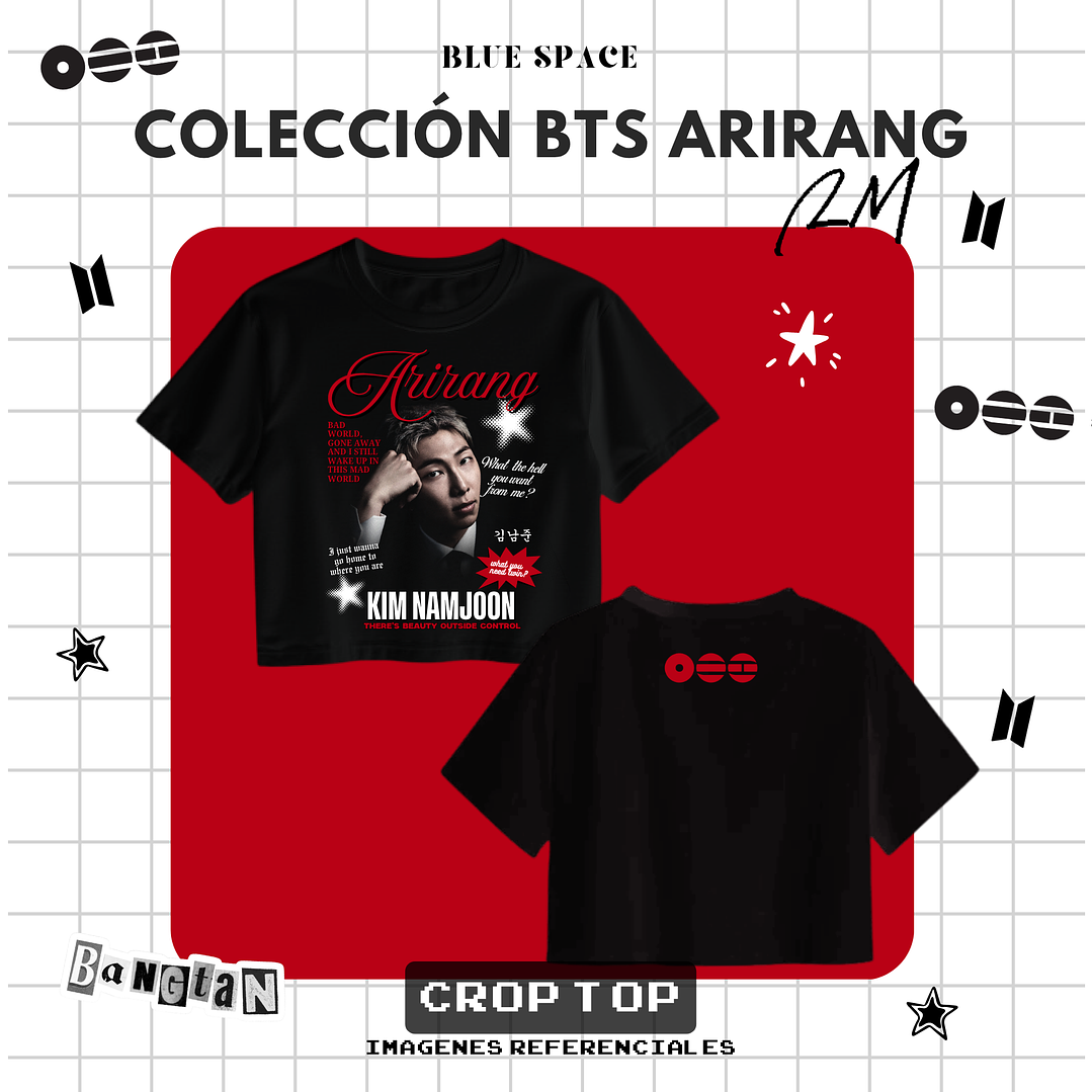 Polera BTS - KIM NAMJOON SWIM  5