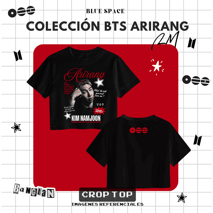 Polera BTS - KIM NAMJOON SWIM  5
