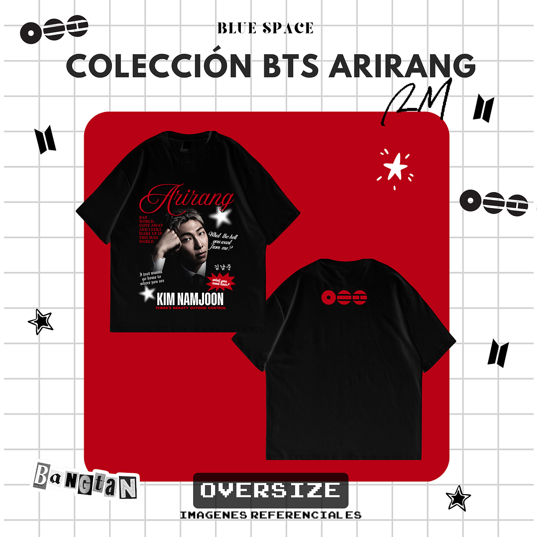 Polera BTS - KIM NAMJOON SWIM  1