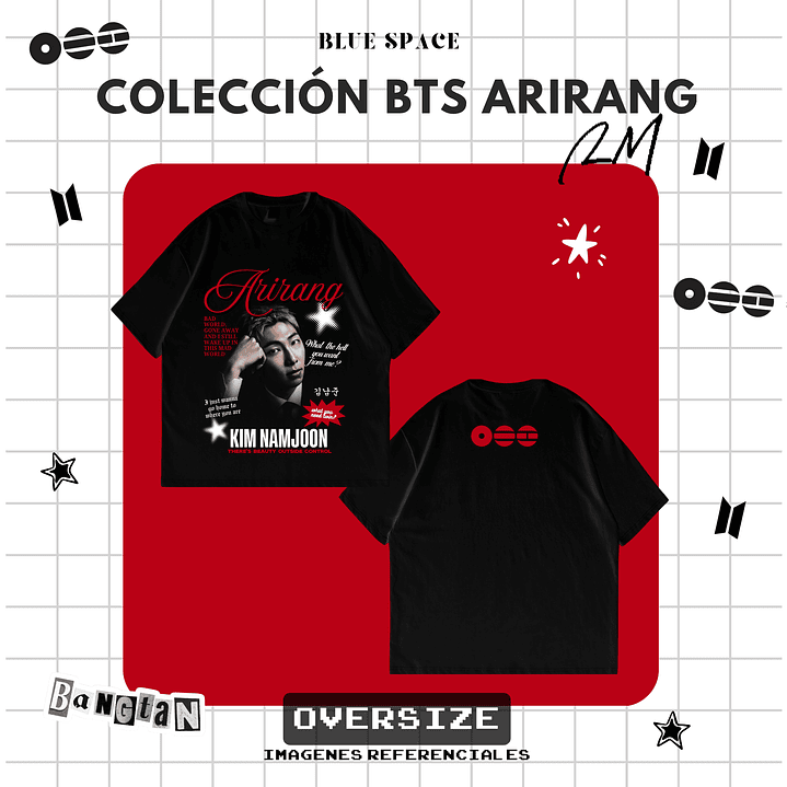 Polera BTS - KIM NAMJOON SWIM  1