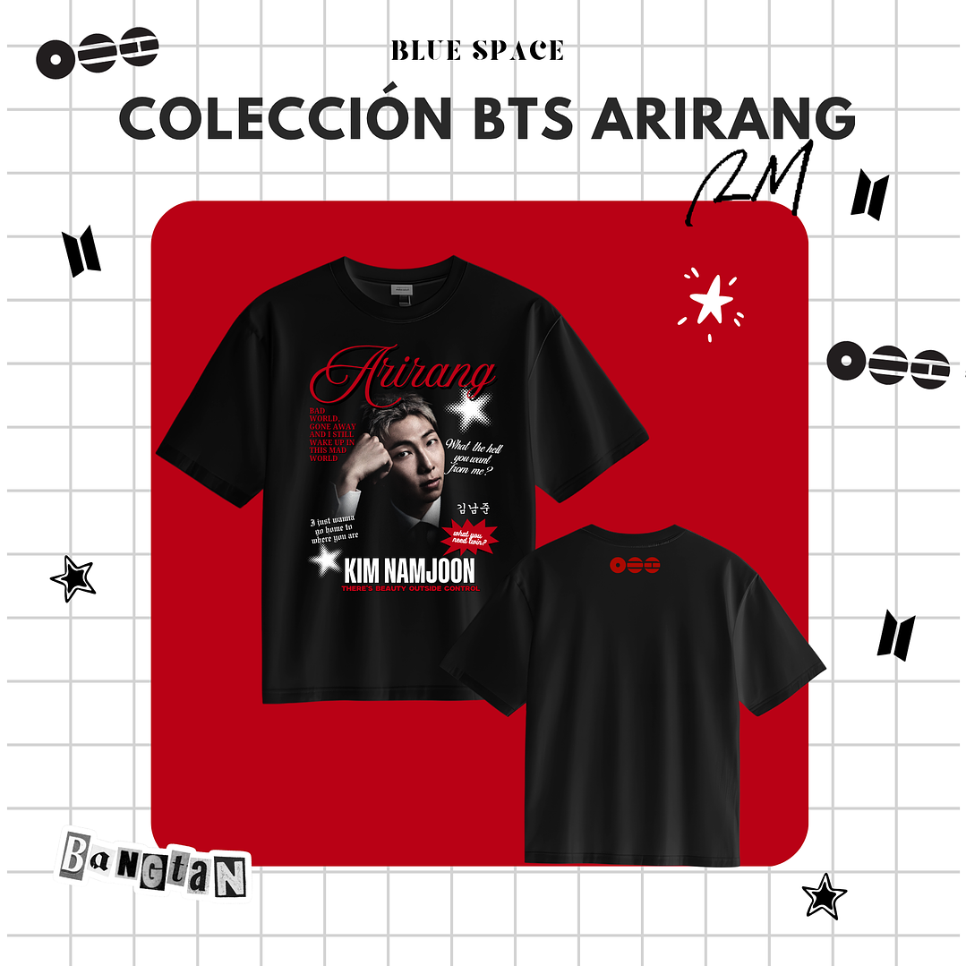 Polera BTS - KIM NAMJOON SWIM  2