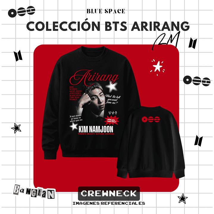 Polera BTS - KIM NAMJOON SWIM  10