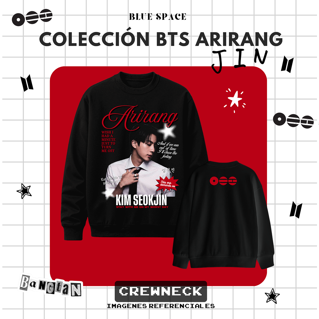 Polera BTS - KIM SEOKJIN FYA 10