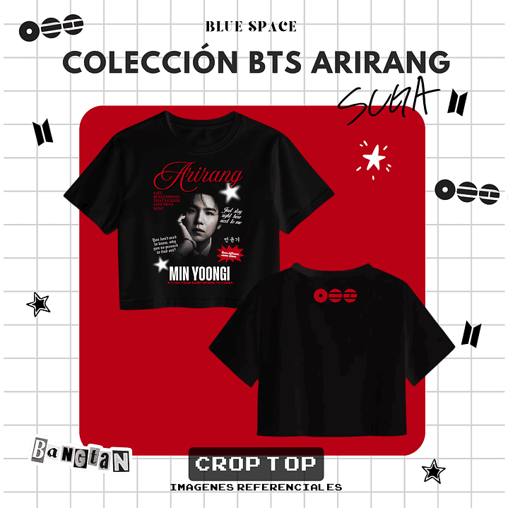 Polera BTS - MIN YOONGI (SUGA) SWIM 3