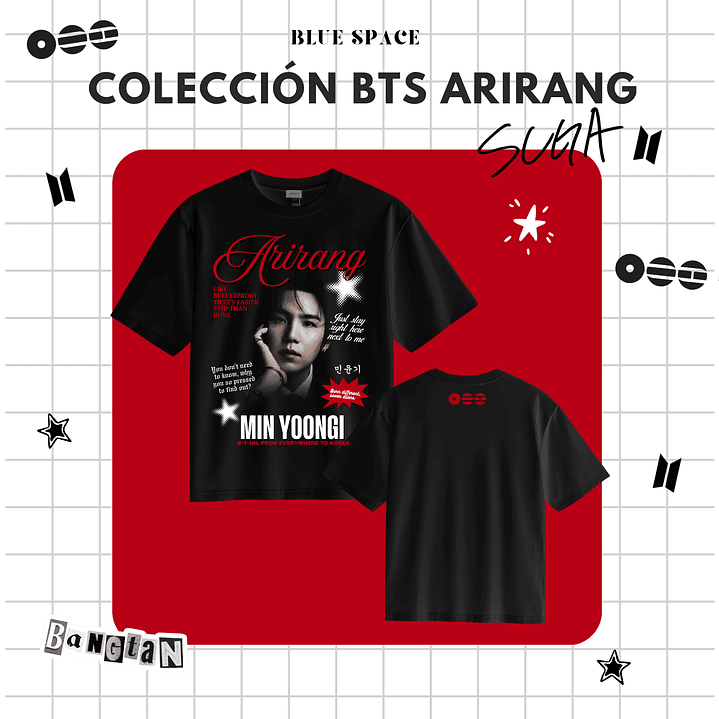 Polera BTS - MIN YOONGI (SUGA) SWIM 1